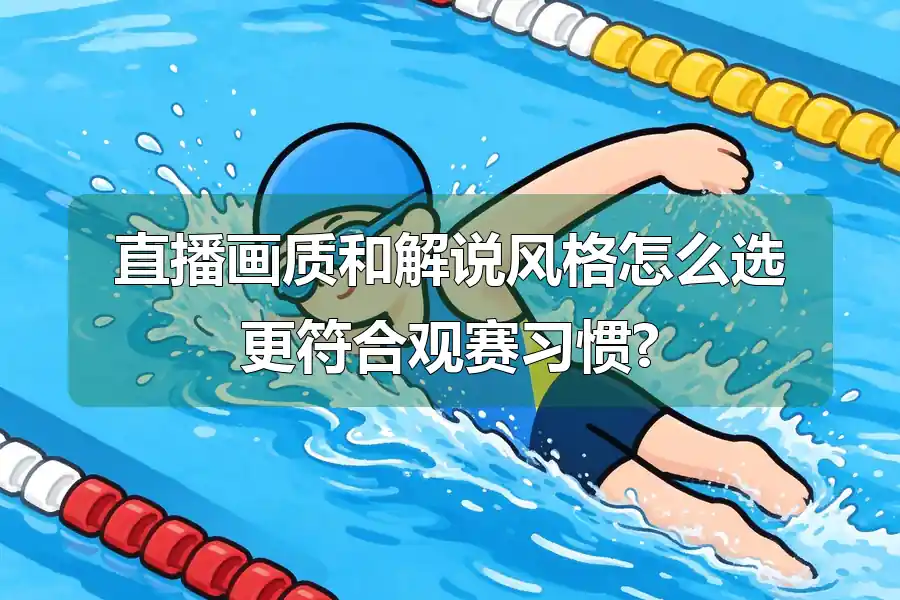 直播画质和解说风格怎么选更符合观赛习惯?